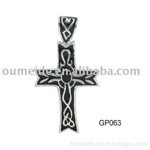 OEM/ODM Metal Factory Cross titanium pendant